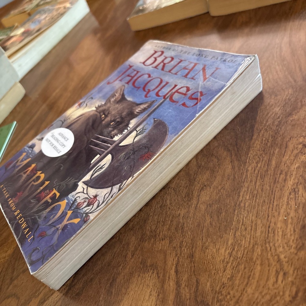 Brian Jacques Marlfox Redwall Series Book 11 Advance Reading Copy ARC 1999 - Picture 15 of 15